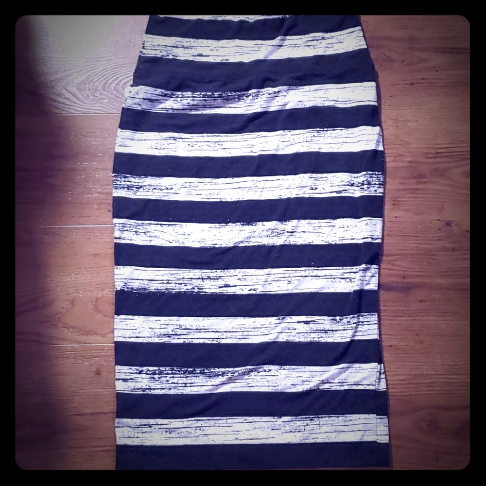 Black and white skirt